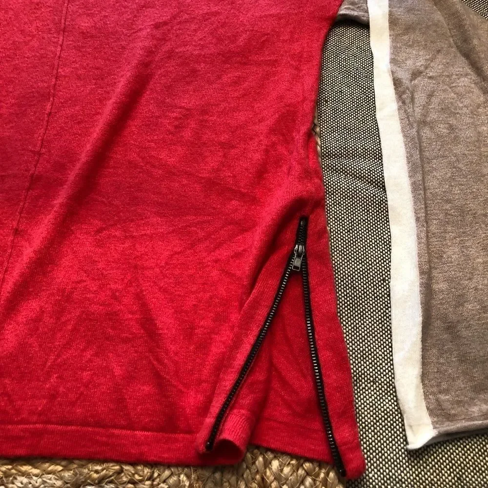 C&C California Colorblock Sweater Medium - Picture 2 of 5